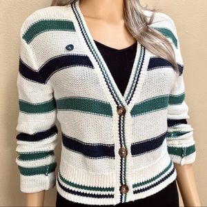 New! A&F Collegiate/Prep School Cropped Cardigan